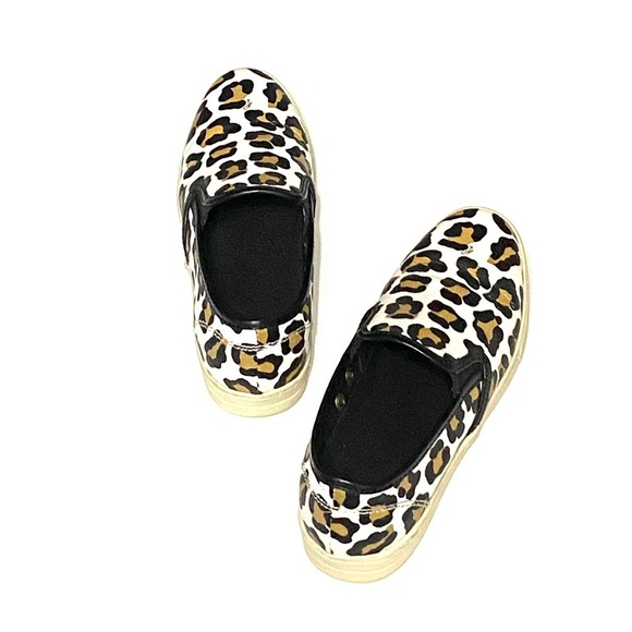 Coach Parkside Ocelot Leopard Print Leather Slip-ons - Picture 5 of 13